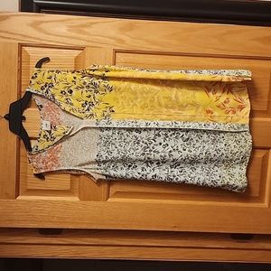 Cabi Golden Glow Tunic Blouse